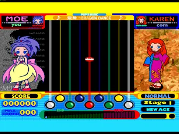 Popn Music 5 (JP) screen shot game playing